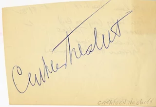 Cathleen Nesbitt autograph