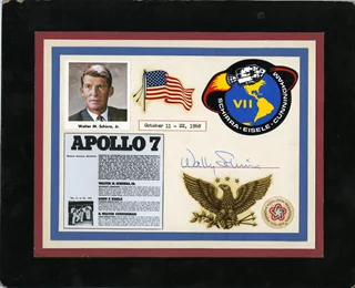 Wally Schirra autograph