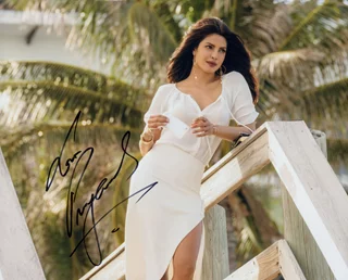 Priyanka Chopra autograph