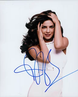 Priyanka Chopra autograph