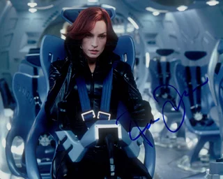 Famke Janssen autograph