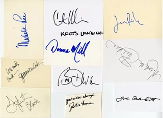 Knots Landing autograph