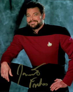 Jonathan Frakes autograph