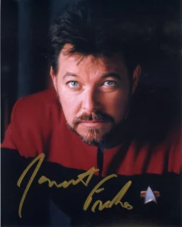 Jonathan Frakes autograph
