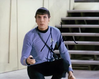 Leonard Nimoy autograph