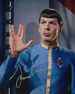 Leonard Nimoy autograph
