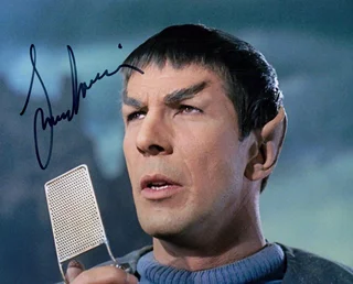 Leonard Nimoy autograph