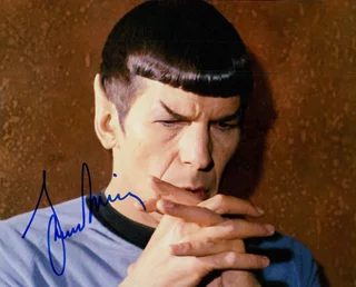 Leonard Nimoy autograph