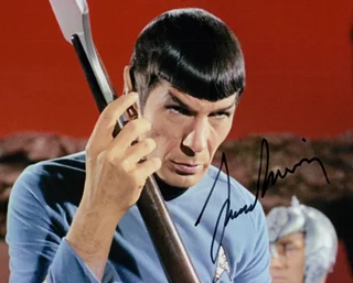 Leonard Nimoy autograph