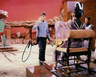 Leonard Nimoy autograph