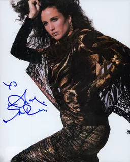 Andie MacDowell autograph