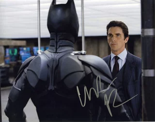 Christian Bale autograph