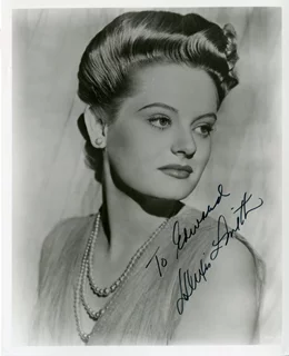 Alexis Smith autograph