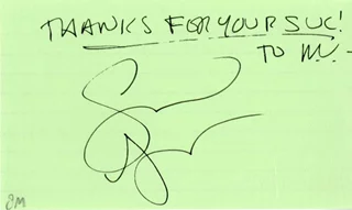 Stephenie Meyer autograph