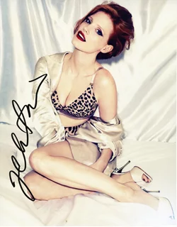 Jessica Chastain autograph