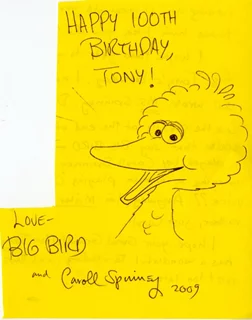 Caroll Spinney autograph