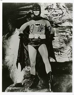 Adam West autograph
