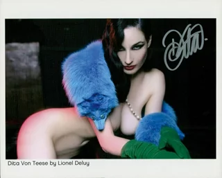 Dita Von Teese autograph