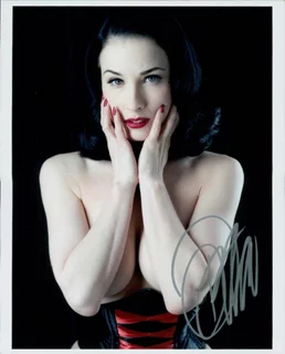 Dita Von Teese autograph