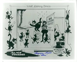 Virginia Davis autograph