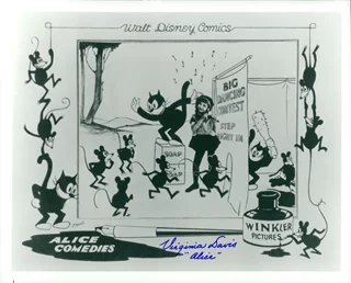 Virginia Davis autograph