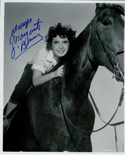 Margaret O'Brien autograph