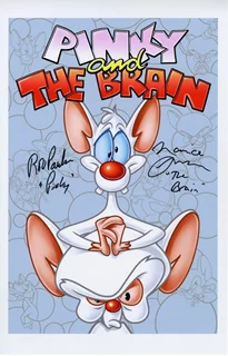 Pinky and the Brain autograph