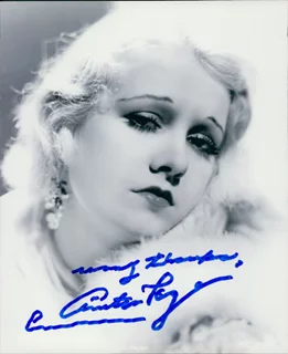Anita Page autograph