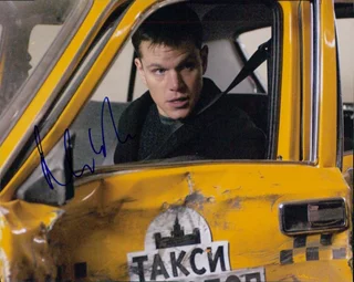 Matt Damon autograph