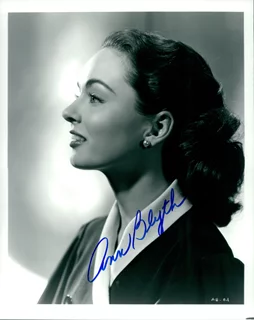 Ann Blyth autograph