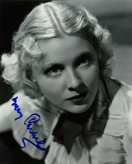 Mary Carlisle autograph