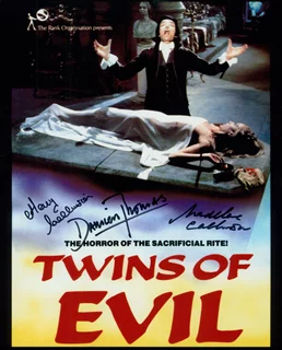 Twins of Evil autograph