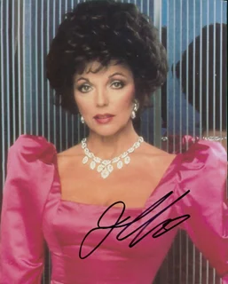 Joan Collins autograph