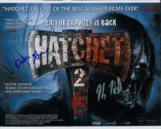 Hatchet II autograph