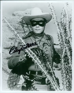Clayton Moore autograph