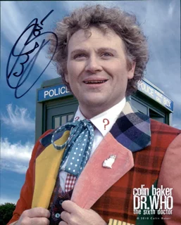 Colin Baker autograph