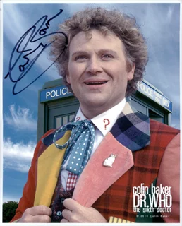 Colin Baker autograph
