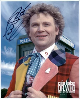 Colin Baker autograph