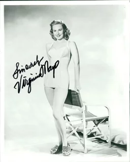 Virginia Mayo autograph