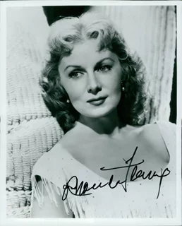 Rhonda Fleming autograph