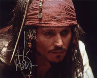 Johnny Depp autograph