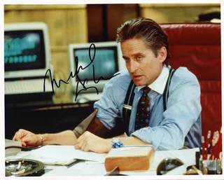 Michael Douglas autograph