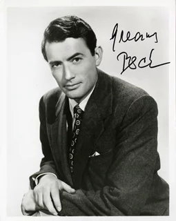 Gregory Peck autograph