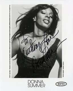 Donna Summer autograph