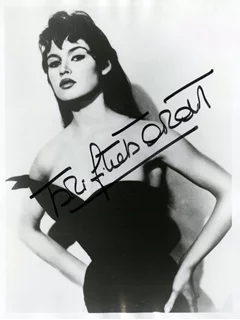 Brigitte Bardot autograph