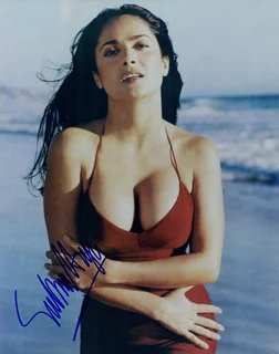 Salma Hayek autograph