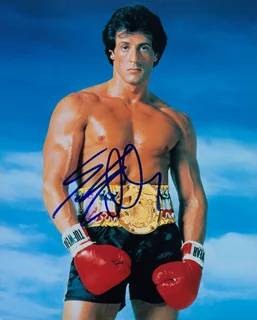 Sylvester Stallone autograph