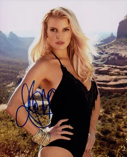 Jessica Simpson autograph