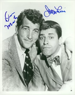 Martin & Lewis autograph