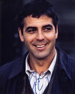 George Clooney autograph